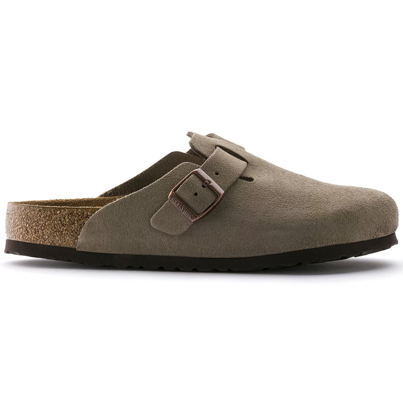 New w/box Birkenstock Boston Soft Footbed Suede Leather Unisex Shoes Slip-Ons