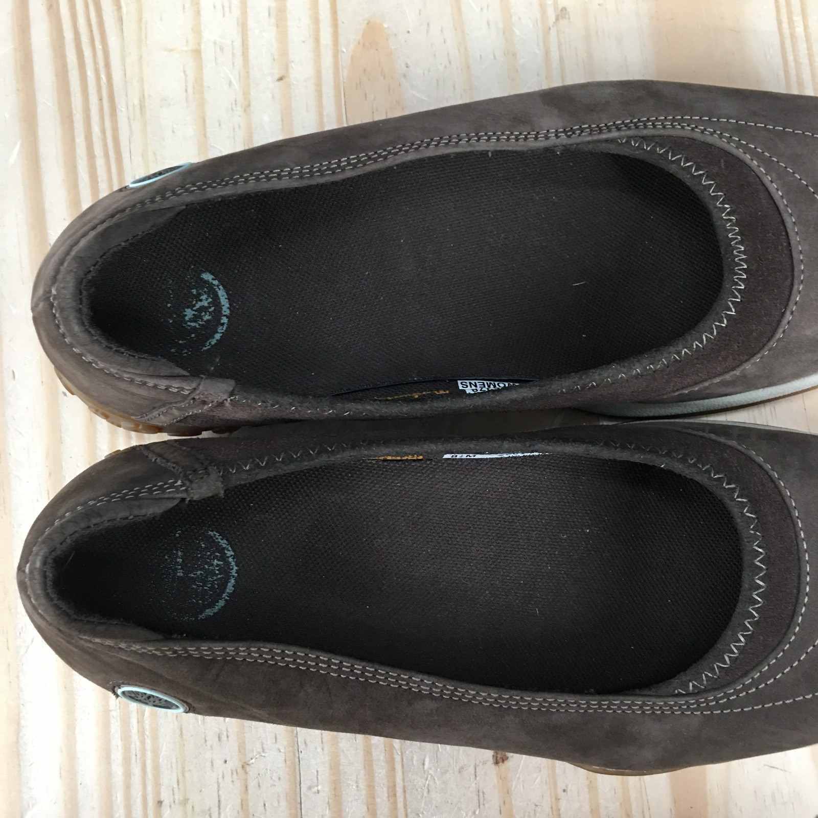 Timberland Shoes Womens 8.5 Ballet Flats Slip On Round Toe Casual Leather Brown