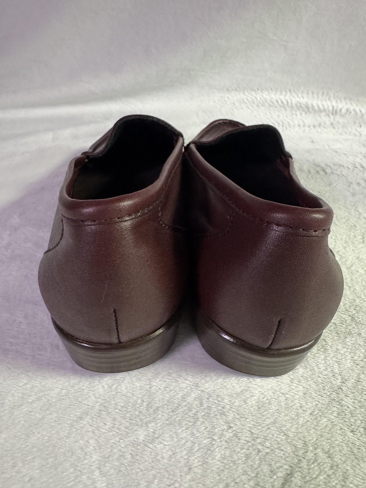 SAS Shoes Womens Size 8.5 Brown Leather Tripad Comfort Loafers Wide Made USA