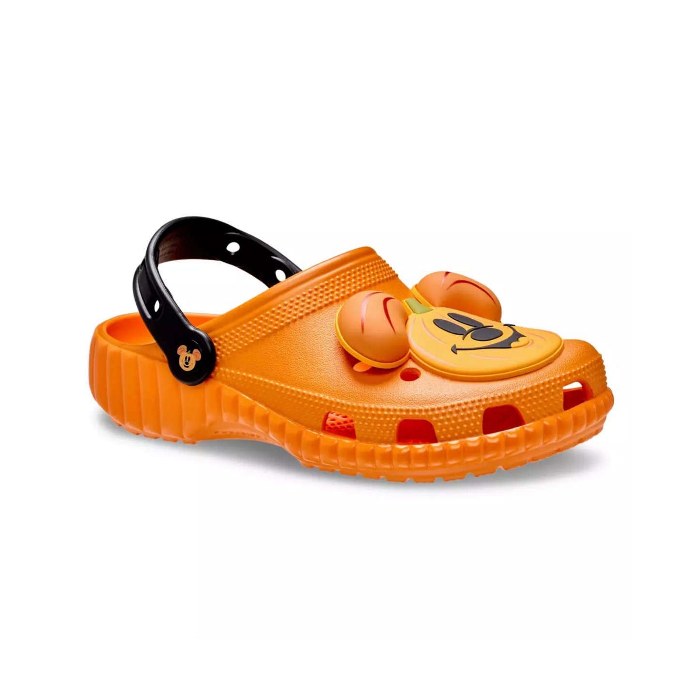 Disney Mickey Mouse Jack O’ Lantern Pumpkin Orange Halloween Crocs M 6 / W 8 NEW