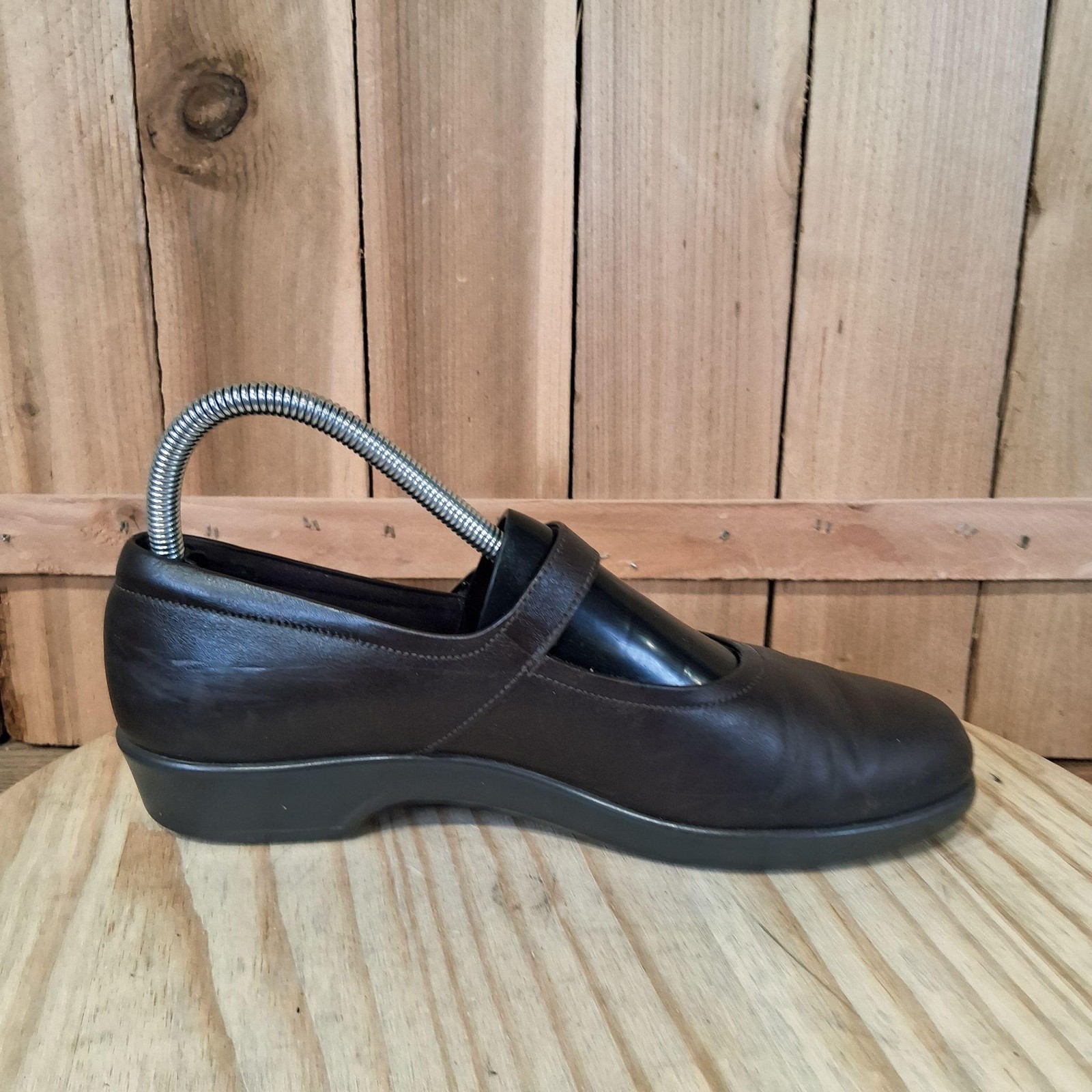 SAS Maria Mary Jane Shoes Womens 8 N Brown Leather Tripad Comfort Walking Casual