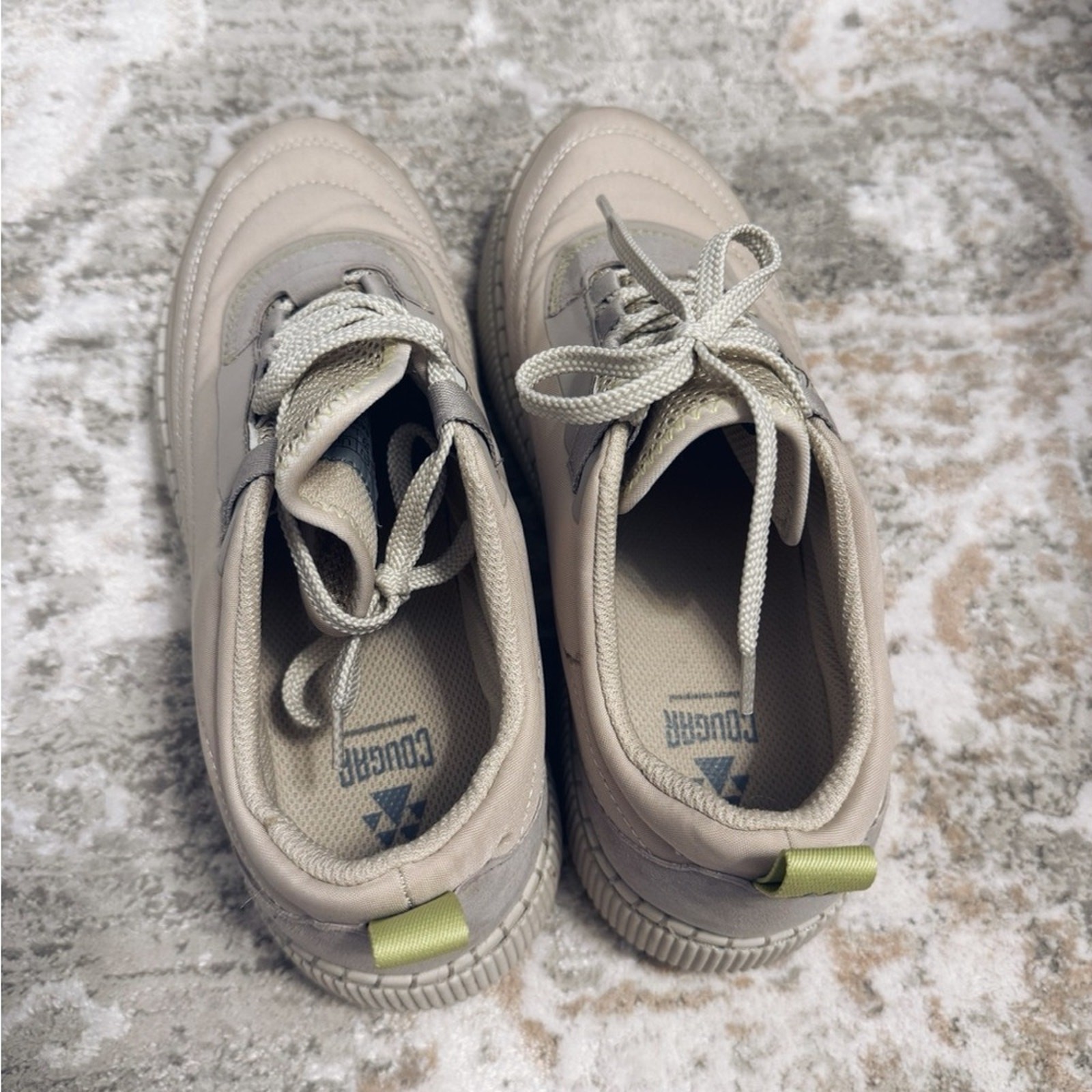 Cougar Beige Sayah Waterproof Sneakers (Size 8.5)