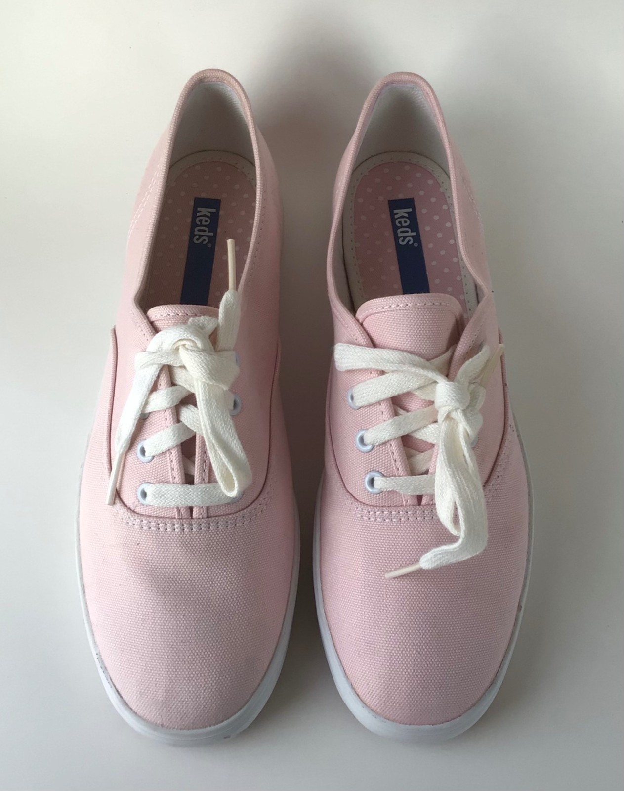 KEDS Champion Casual Lace Up Canvas Sneakers, Pink Coral (Size 8)