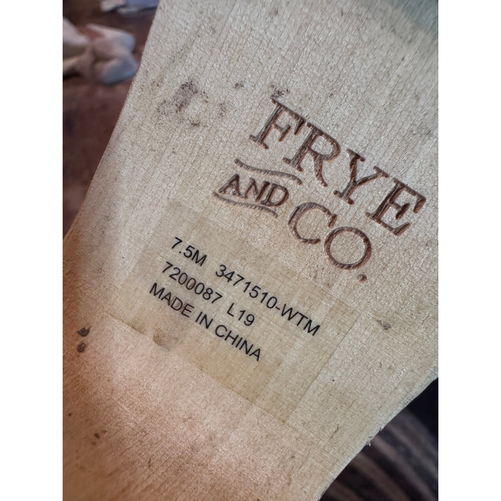 Frye and Co Suede Clogs 7.5 Mauve Whipstitch Wood Platform Mules Boho Retro