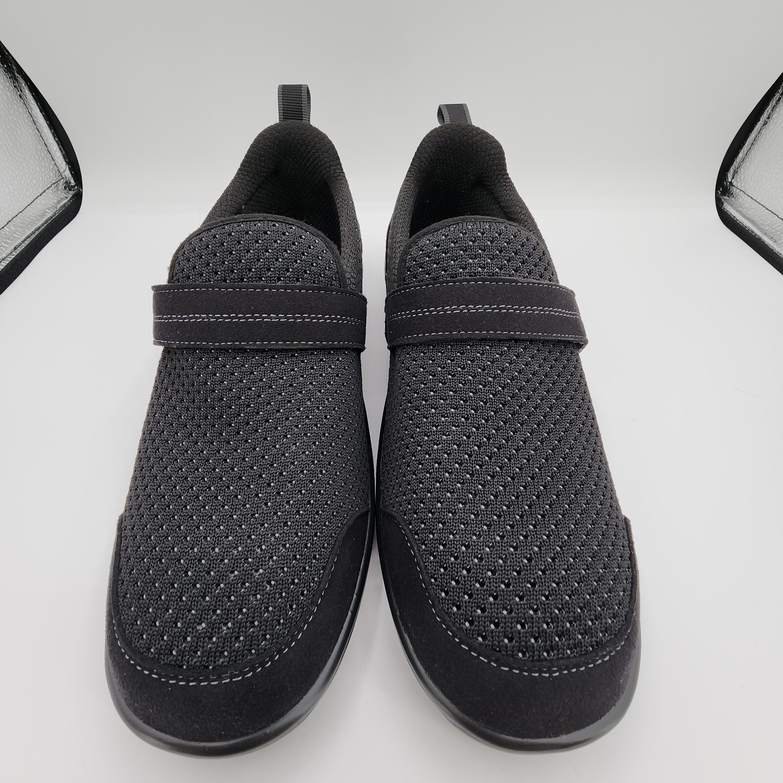 Orthofeet 823 Quincy Shoes Womens 10.5 B Medium Black Loafers NO INSOLES READ