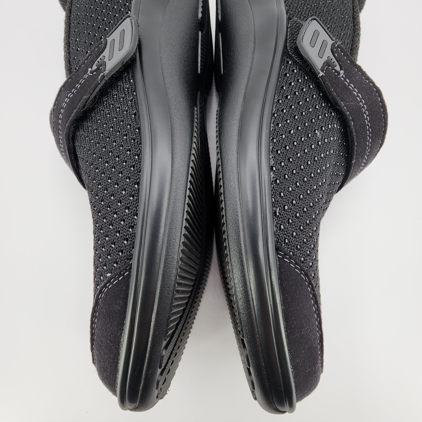 Orthofeet 823 Quincy Shoes Womens 10.5 B Medium Black Loafers NO INSOLES READ