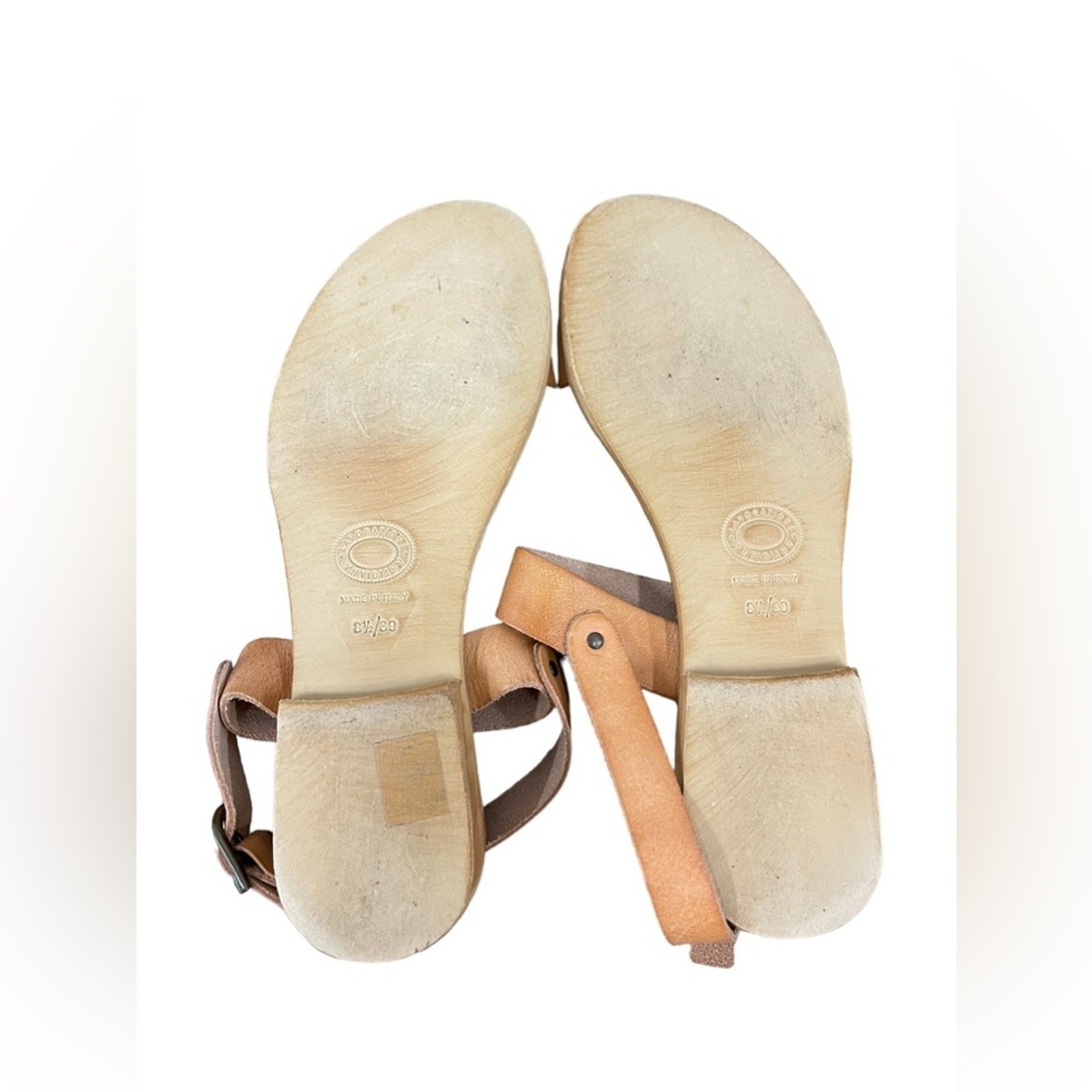 Cocobelle Natural The Kiki Sandal By X The Blonde Abroad Sz 8.5