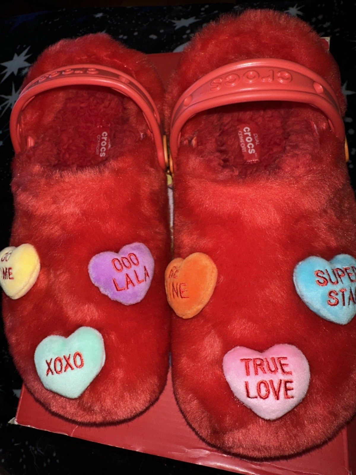 CROCS X SWEETHEARTS Collaboration Classic Fur Sure Clog M5 / W7 LIMITED EDITION