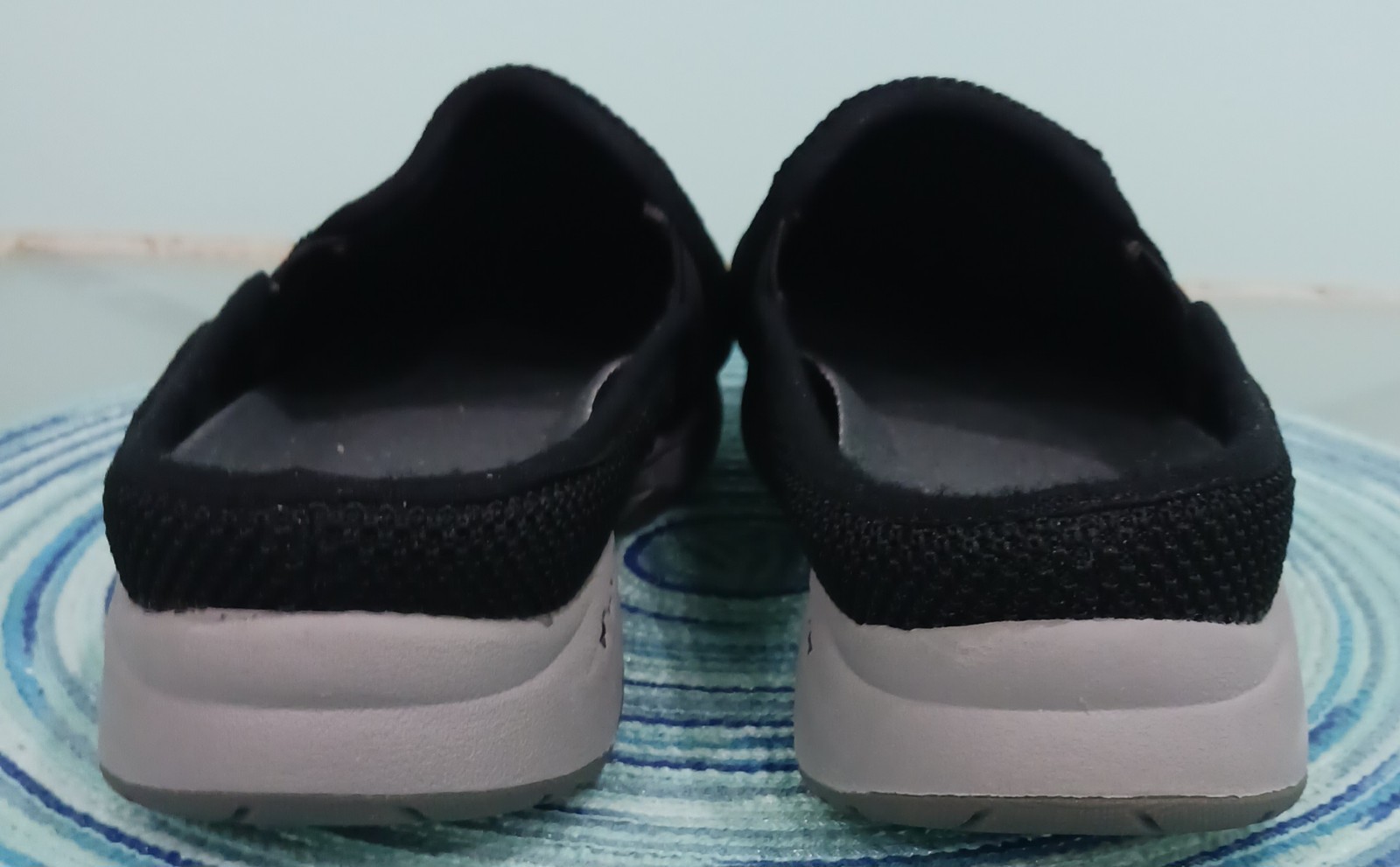 New Easy Spirit Women’s Takeknit Slip-On Mule Sneakers Black Size 9.5 M