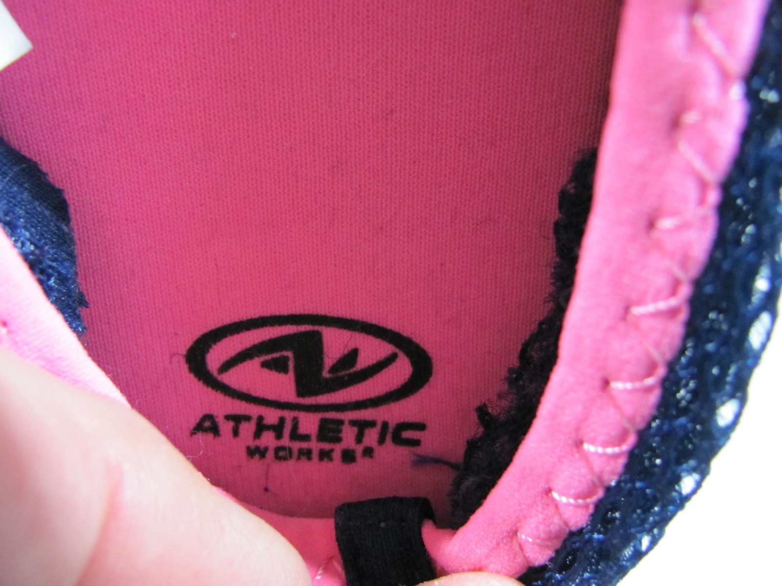 Athletic Works Beachwear Water Shoes Pink/Navy Blue New w/Tags