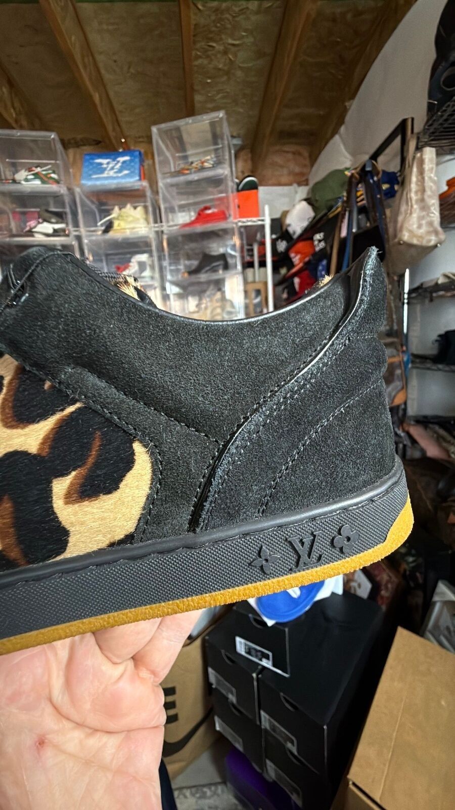 Louis Vuitton Cheetah Pony Hair Sneaker Size 35.5 5W