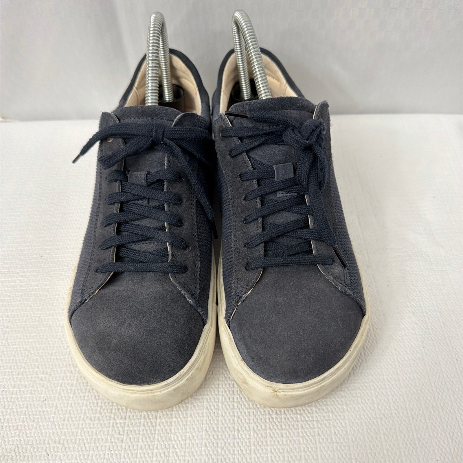 Birkenstock Shoes Womens Size 8 Narrow Bend Low Blue Suede Canvas Sneakers