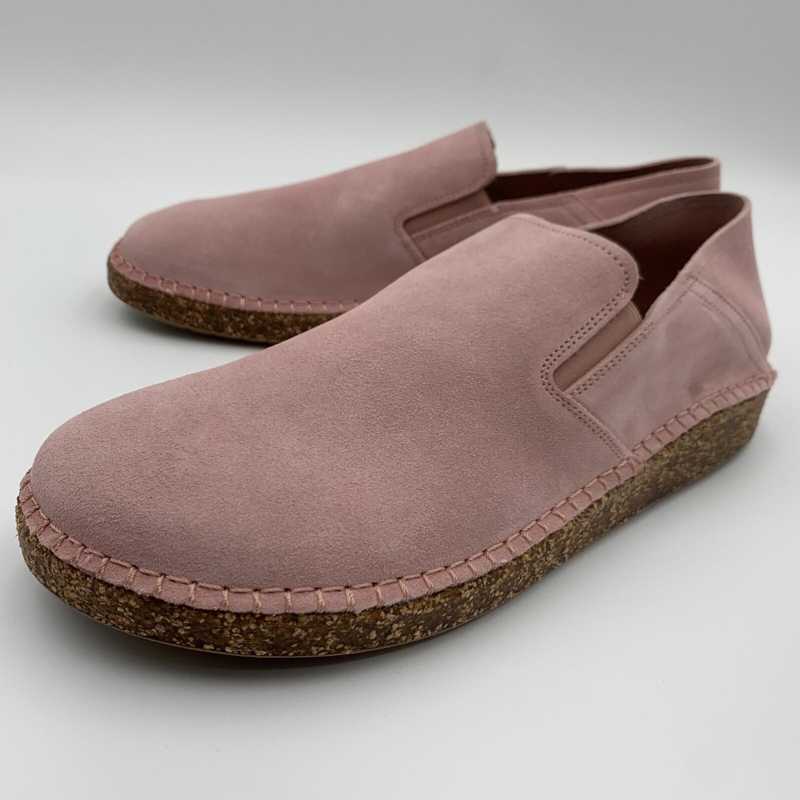 Birkenstock New w/ Box Callan Soft Pink Suede Leather Narrow Width Select Size