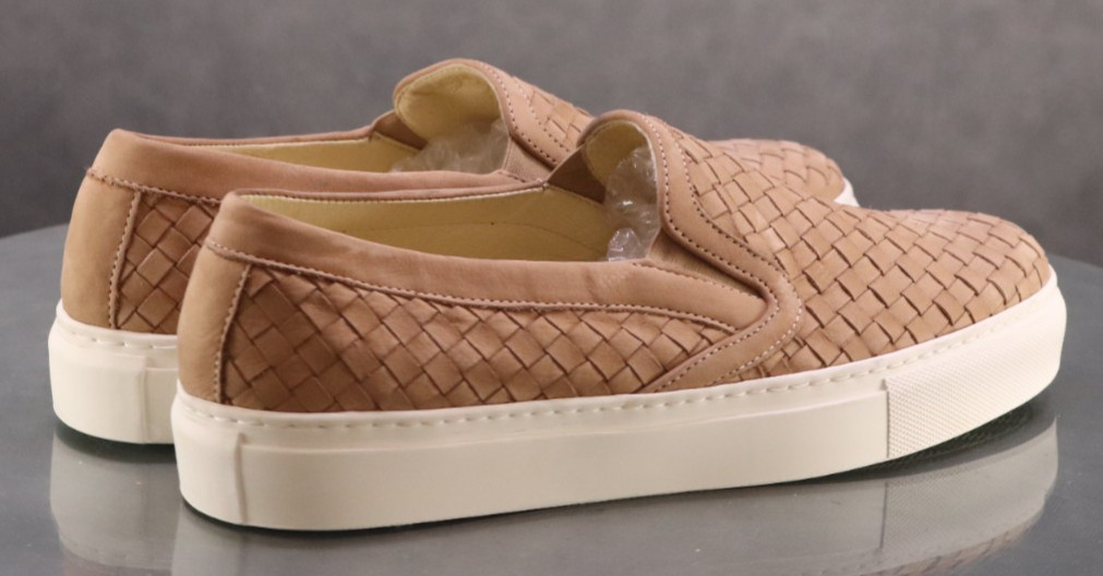 M. Gemi The Cerchio $250 Unisex Loafers Shoes Sz Men 8-8.5 Women 10.5 Hand Woven