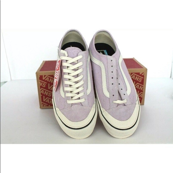 Vans style 36 Decon lavender purple suede canvas sneaker shoes woman sz 12.5 new