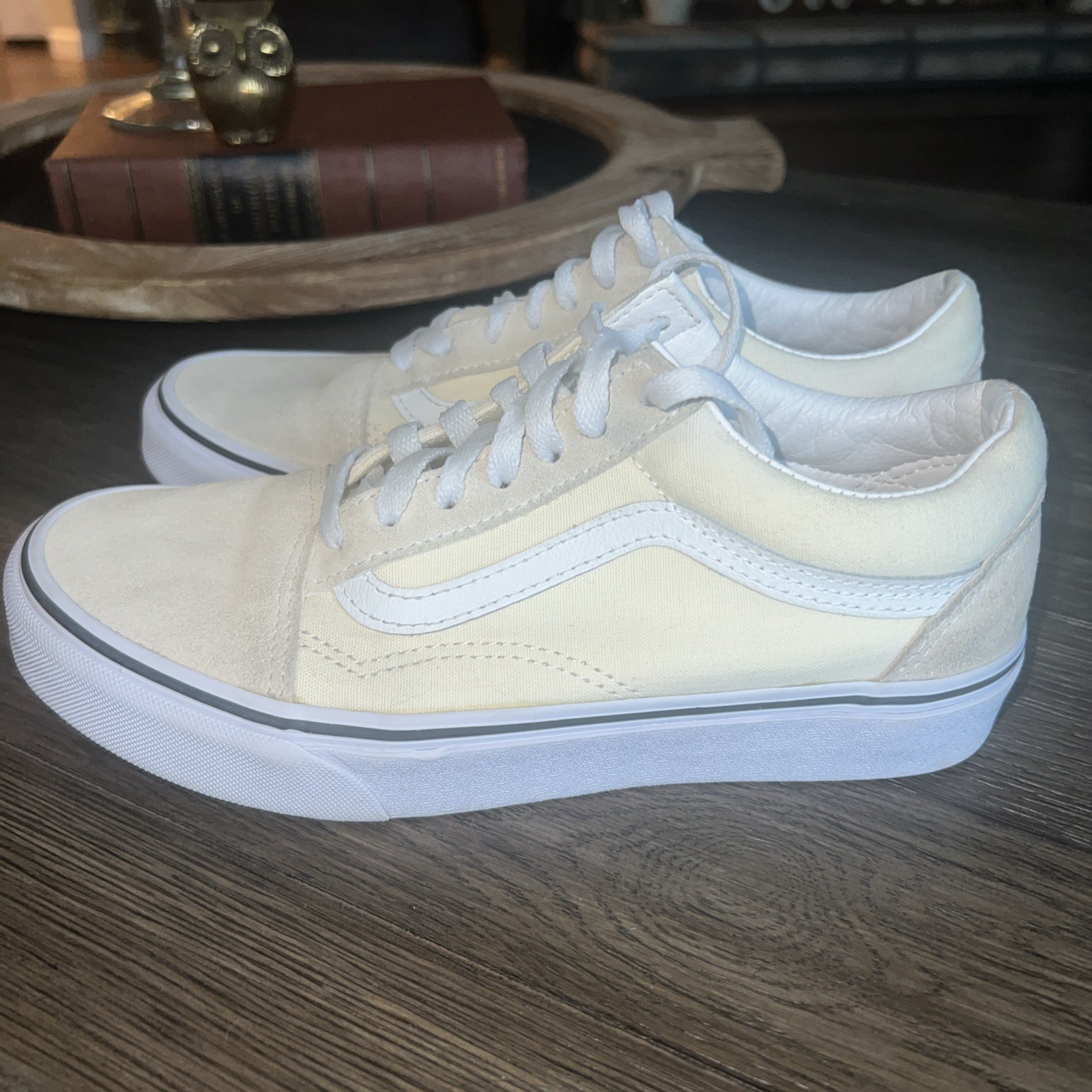 Vans Old Skool Sneakers Womens 6.5 “vanilla custard”