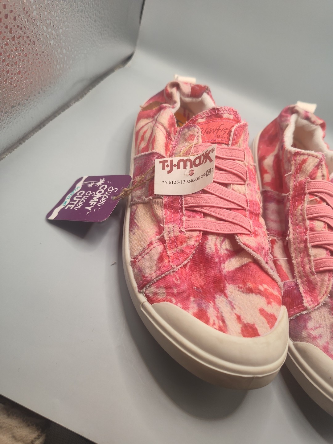 Blowfish Malibu Super foam Pink Rainwater Tie Dye Sneaker Slip On Shoes Size 8.5