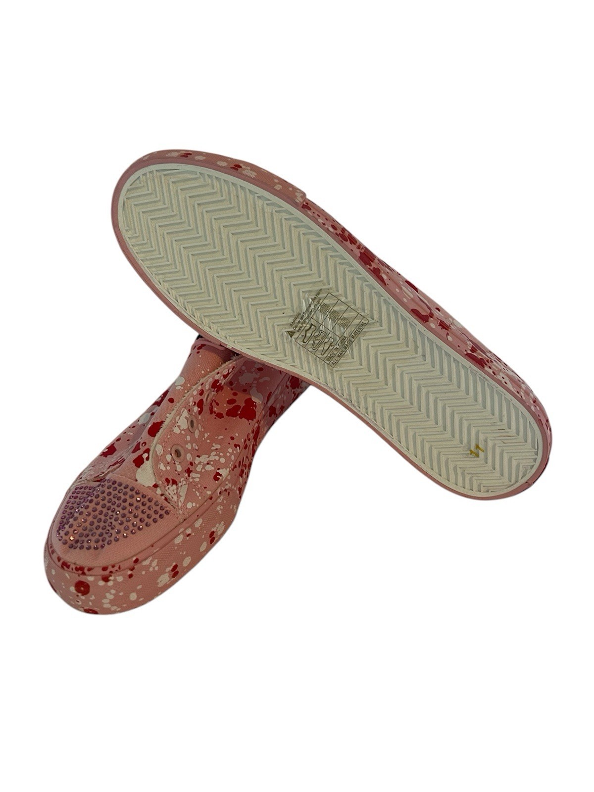 Sneakers Marc Ecko Pink And Red Slip Ons Sneakers Size 11 no box Brand New