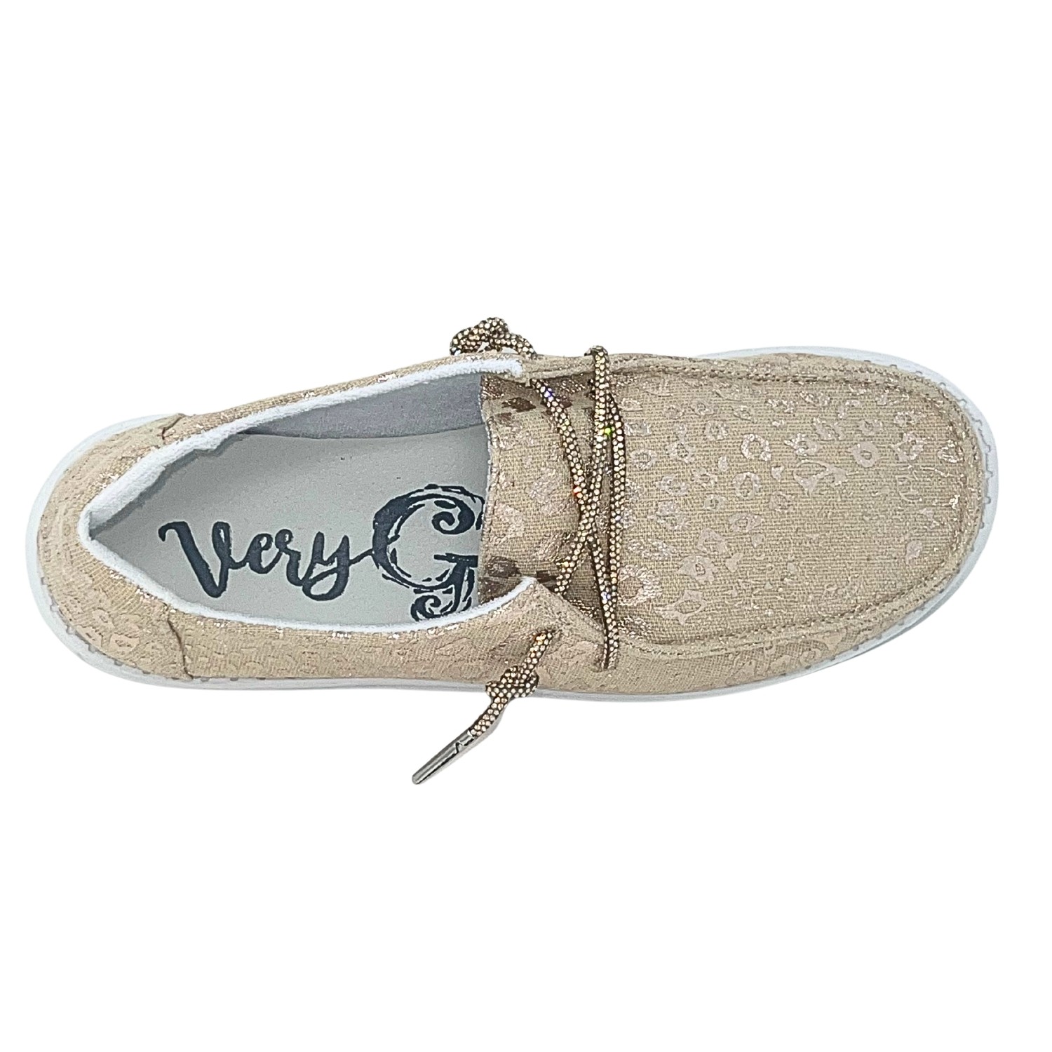 Very G Women’s Holly Leopard Print Slip-On Boat Shoe Casual Loafers, Natural
