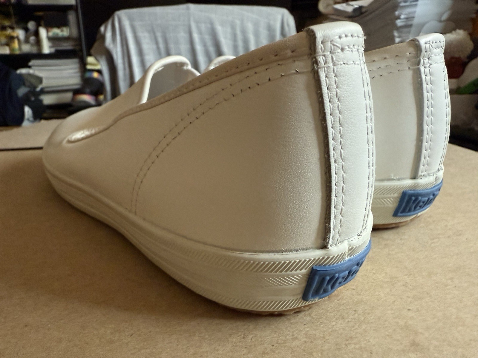 KEDS Champion Leather Slip-On M9.5 L11 – New