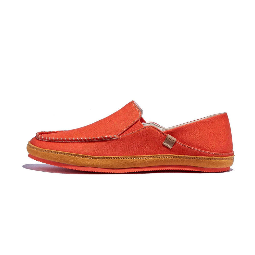 UIN Women’s Espadrilles Canvas Upper Casual Shoes (Formentera 2 -Sunset Red)