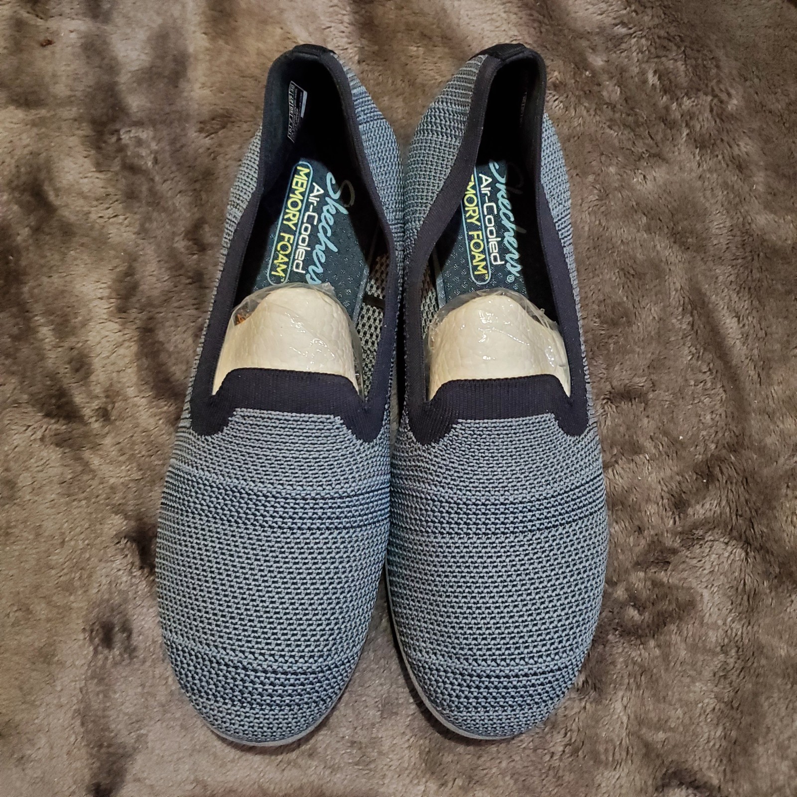 Skechers Air-cooled Memory Foam Mesh Slip On Shoes Women Sz 10