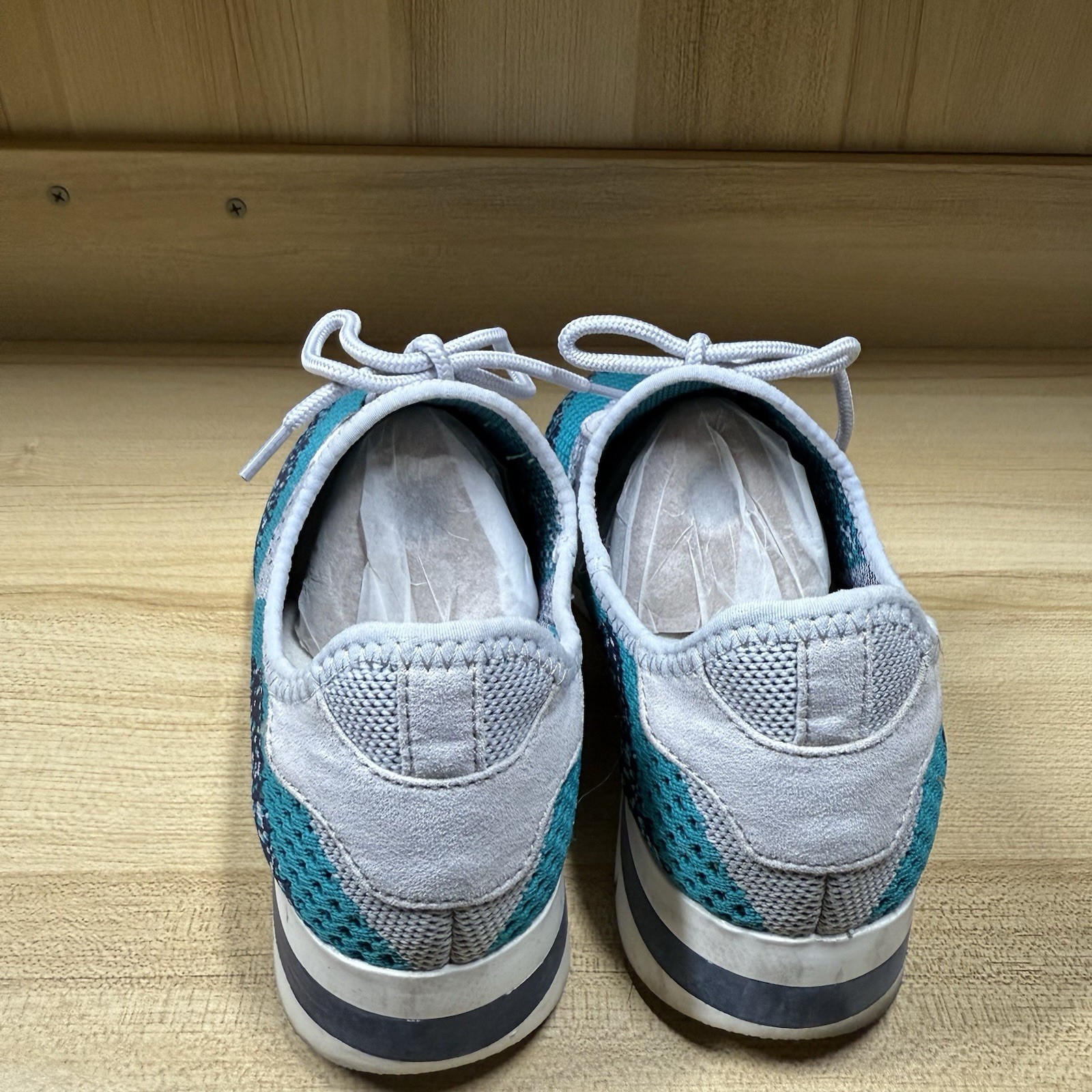 SOUL NATURALIZER Charlie-Knit Slip-on Sneakers Blue Ombré Size 6.5 Comfort