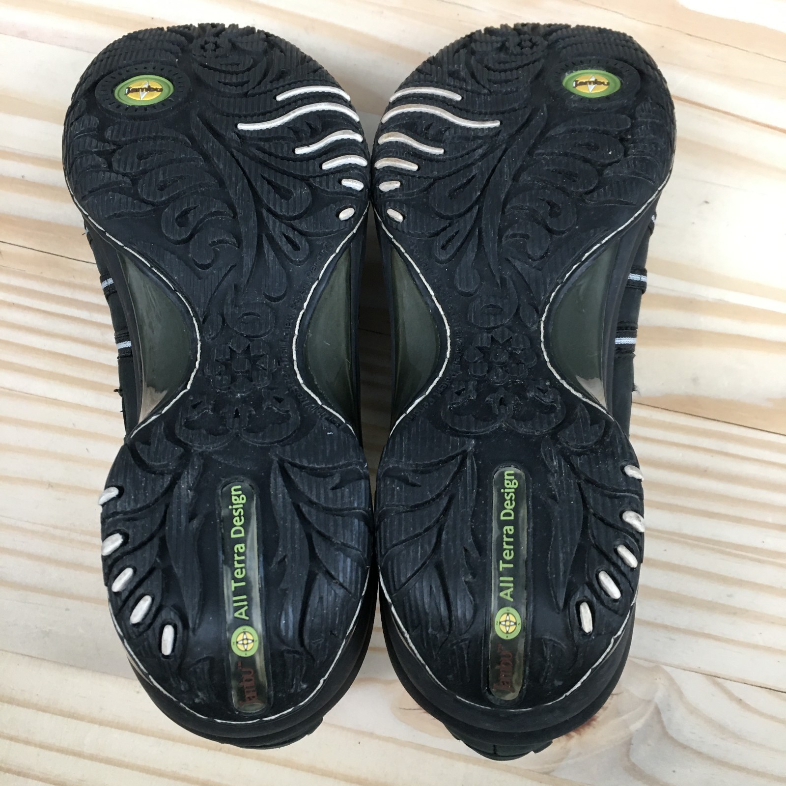 JBU By Jambu Shoes Womens 8 M All Terra Design Walking Wedge Slip Ons Black