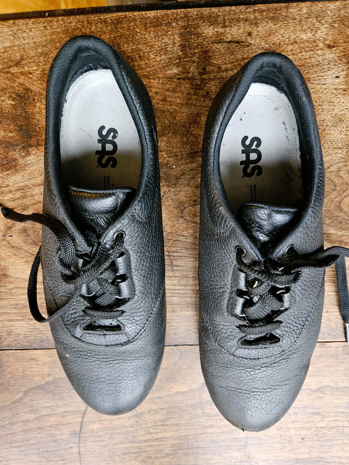 SAS Liberty Black Leather Women’s Server Work Slip-Resistant Shoes 8.5 med 8 1/2
