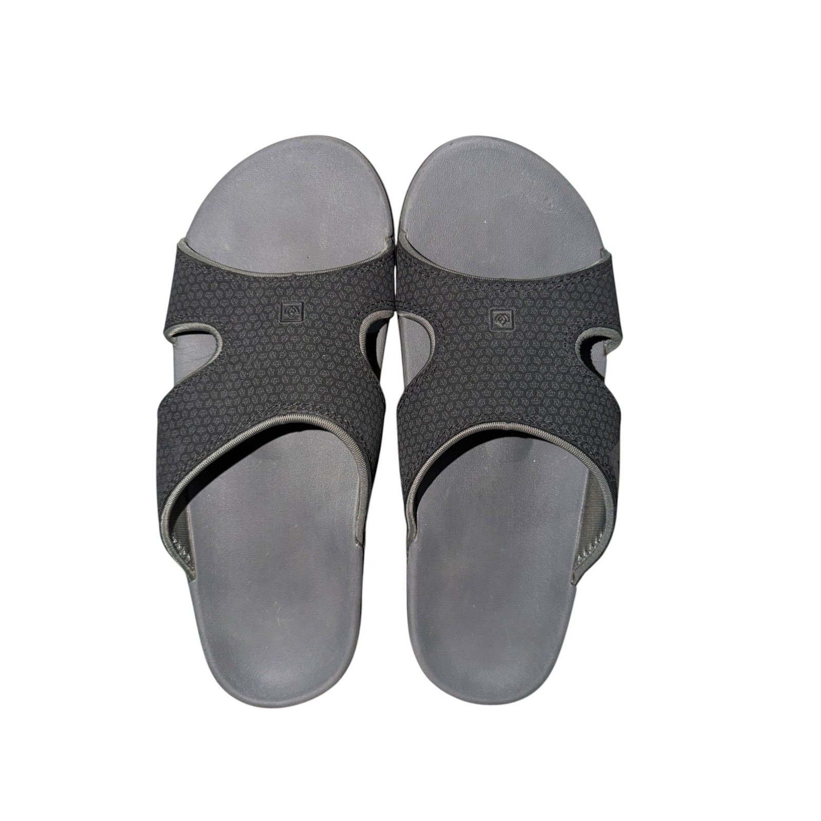 Spenco Orthotic Recovery Slide Sandals Black Women’s 10 Comfort Arch Support