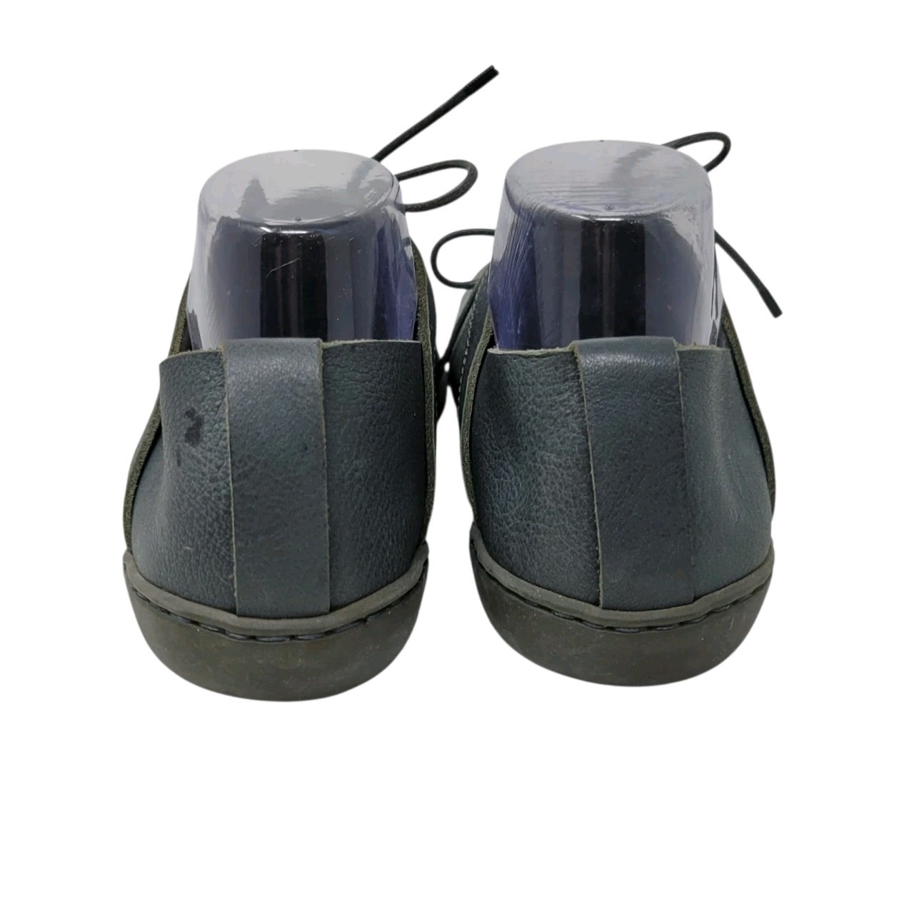 Trippen Derby Style Grey Leather Shoes Women’s EU 40 Made in Germany Lace Up