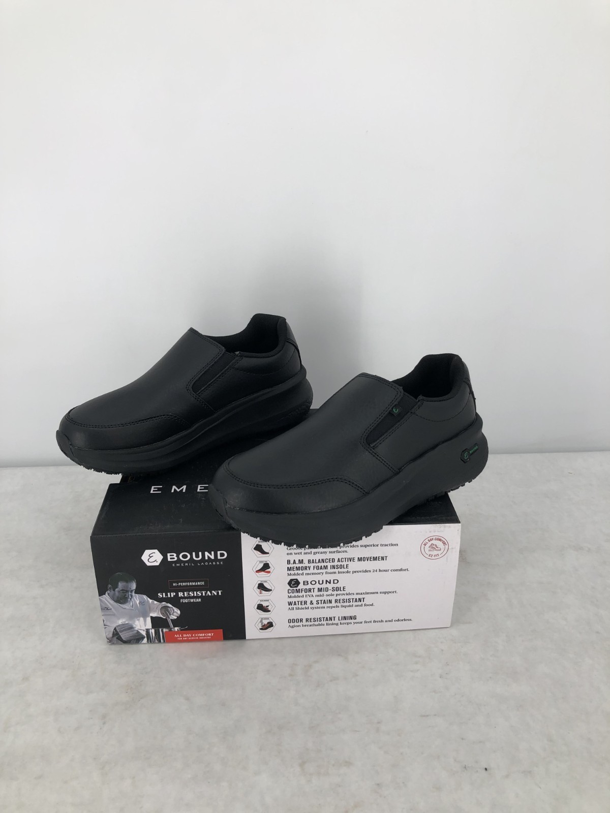 Emeril Lagasse Vista Jungle Tumbled Ez-Fit Work Shoes 7.5M – New
