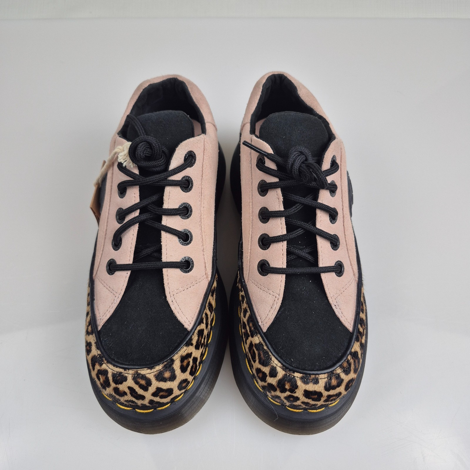 Dr. Martens BUZZ 5-Eye Leopard Spot Hair On & Suede Shoes Women’s Size 7 Print