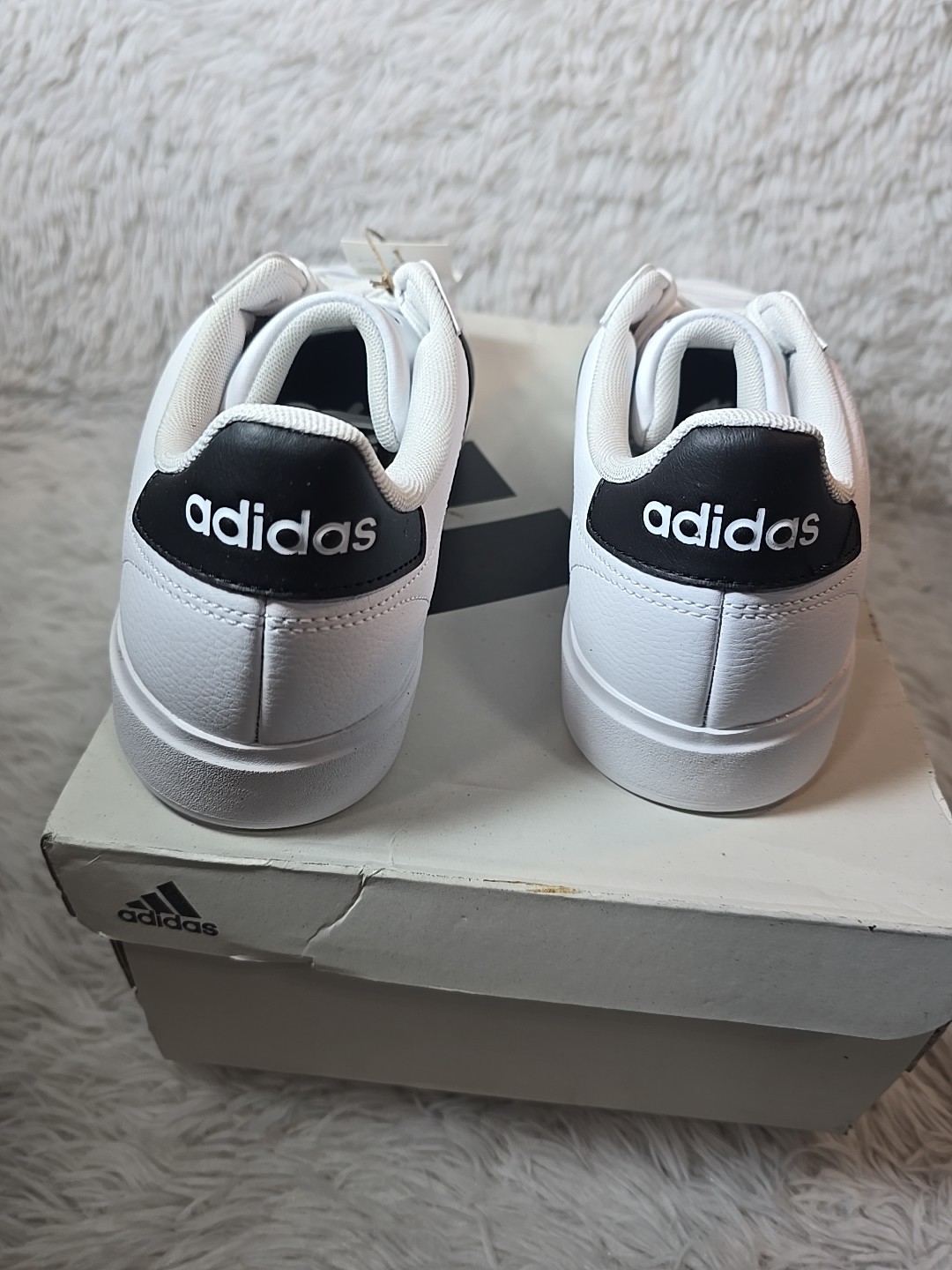 Adidas Grand Court 2.0 Sneakers Shoes White Black Stripes Women’s Size 9