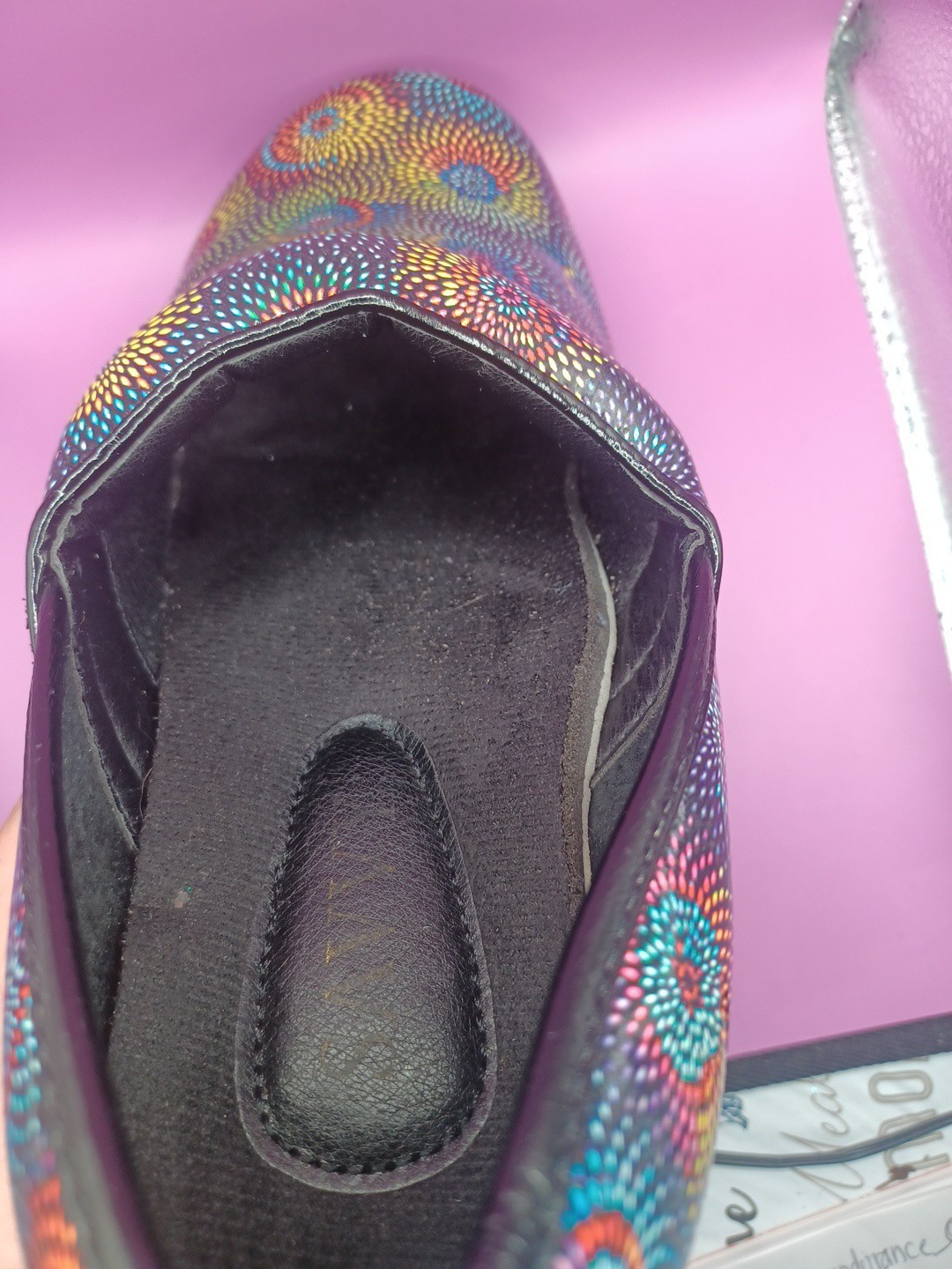 SAVVY BRANDY WOMEN’S NURSING SLIP RESISTANT CLOGS SHOES Sz 8 Fireworks