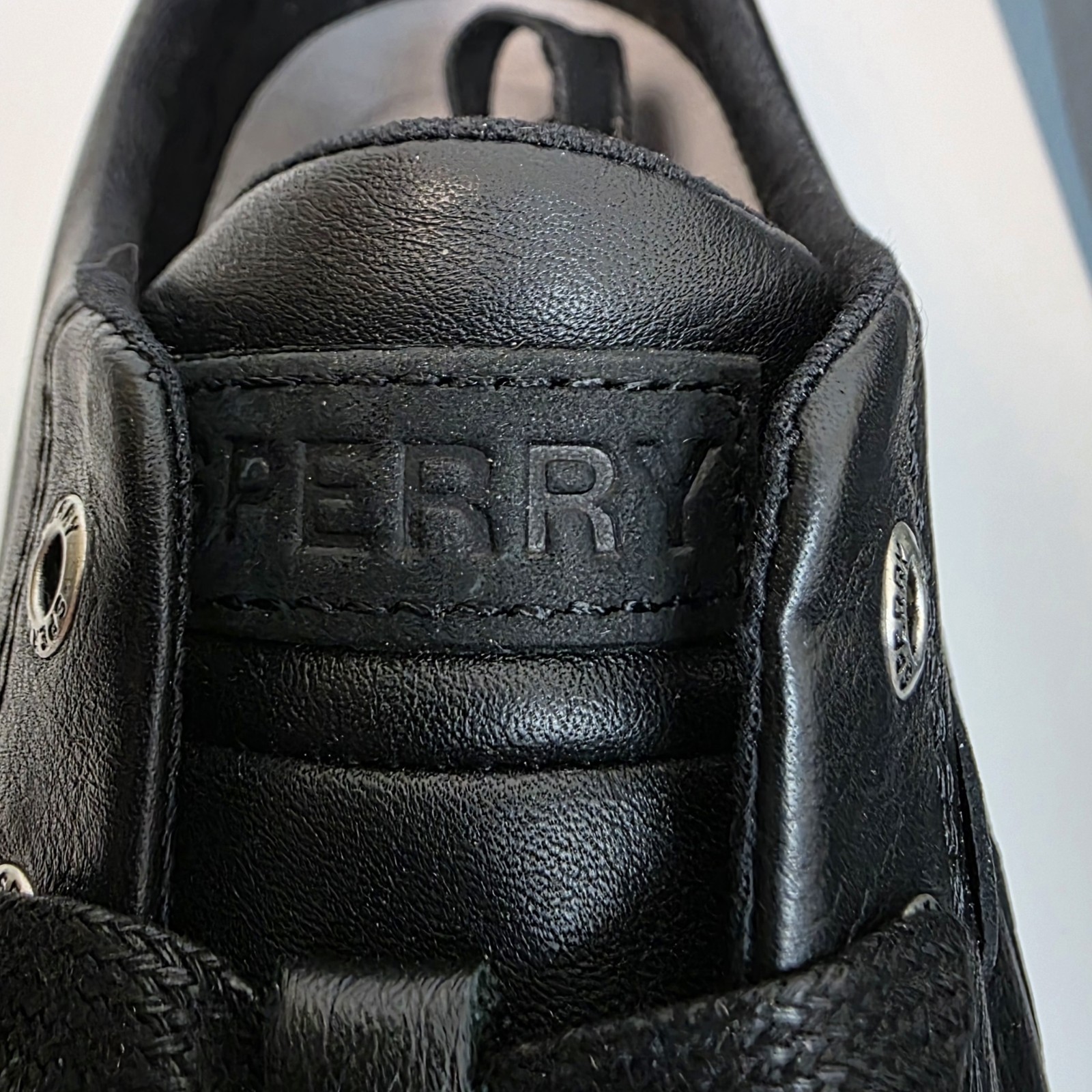 NEW Sperry Women’s Sandy LTT leather sneaker Black Size 7 M #909