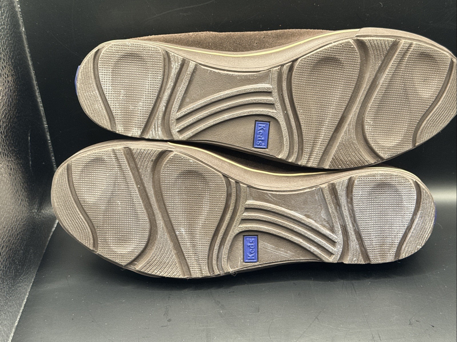 Keds Women’s Brown Suede Slip On Mule Shoes Size 8 Clogs Arch Support
