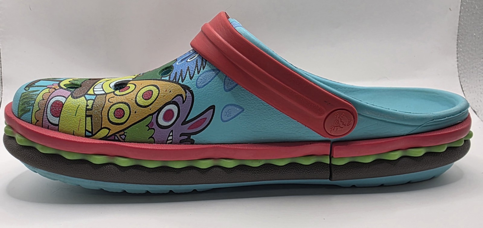 Crocs Jon Burgerman Burger Clogs Limited Edition Graphic Men’s 7 Women’s 9 RARE