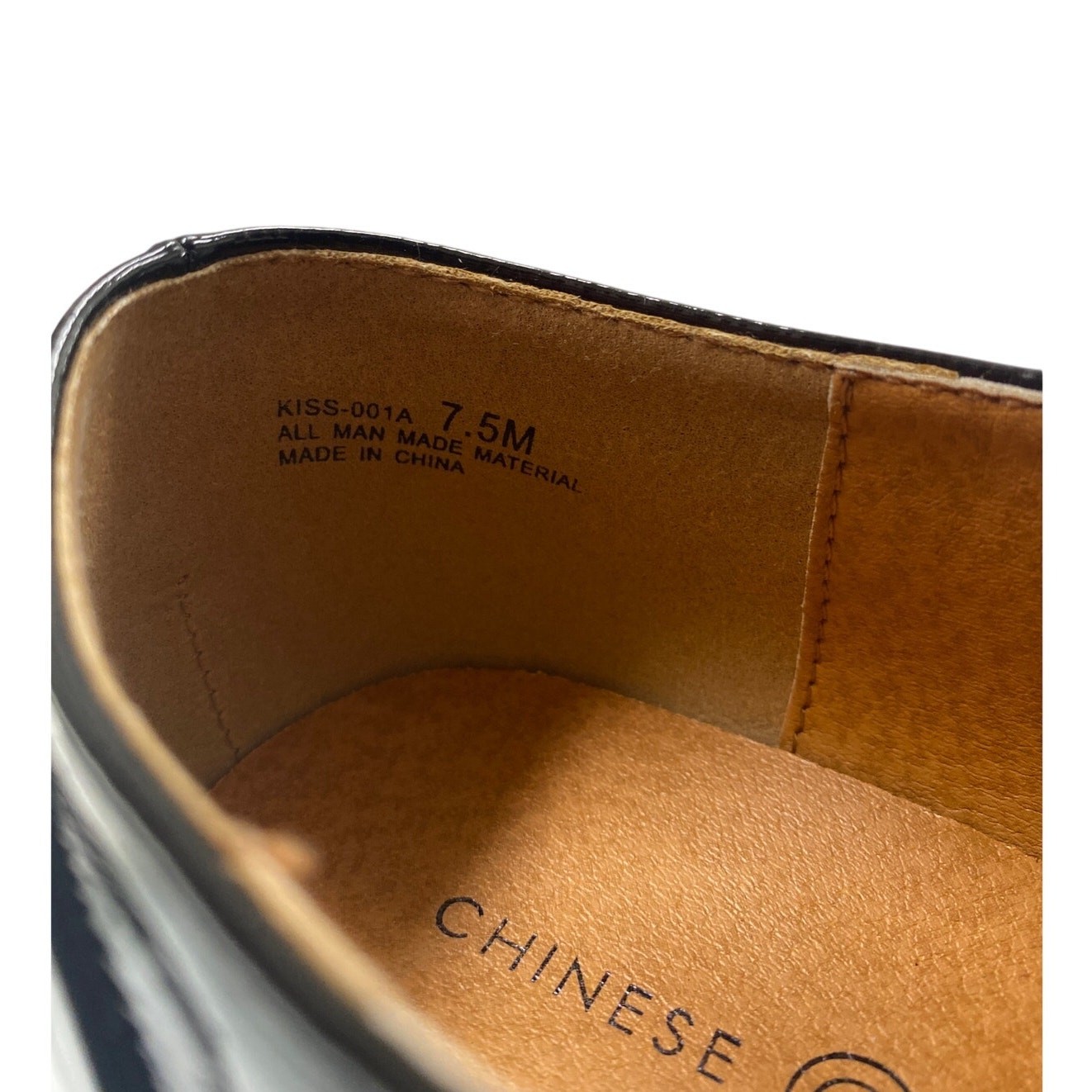 Chinese Laundry Kiss 001A Black Patent Platform Oxfords Men 7.5M Unisex