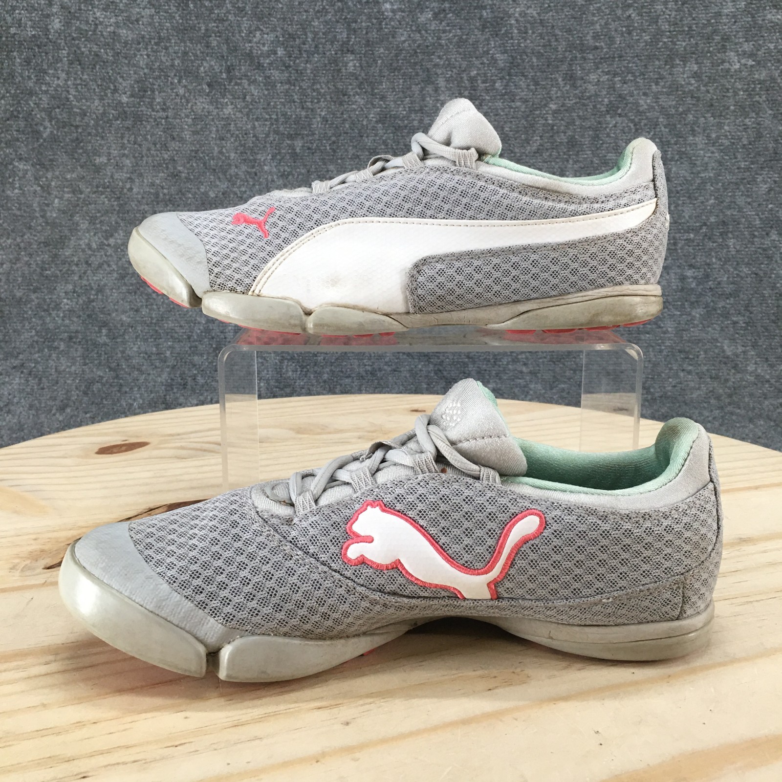 Puma Shoes Womens 7.5 EverFoam Sport Spikeless Golf Sneakers Gray Low 187590-03