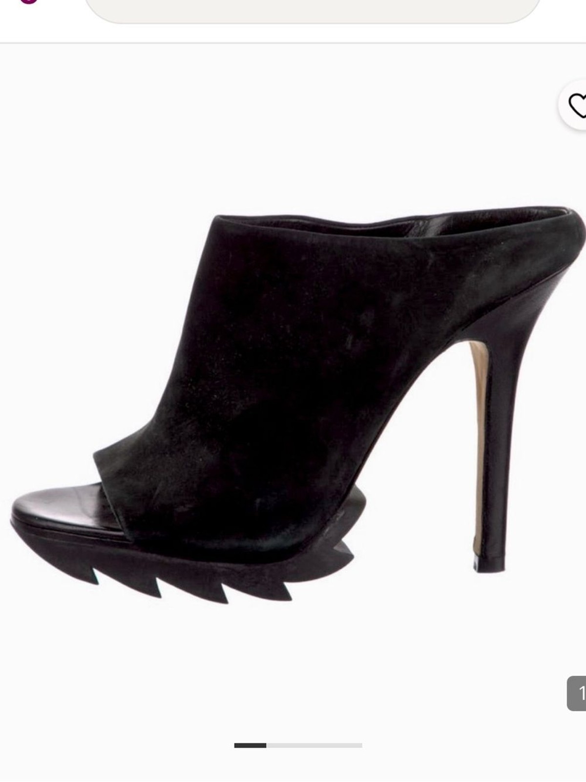 Camilla Skovgaard London Vintage Black High Heel Mules Size 38