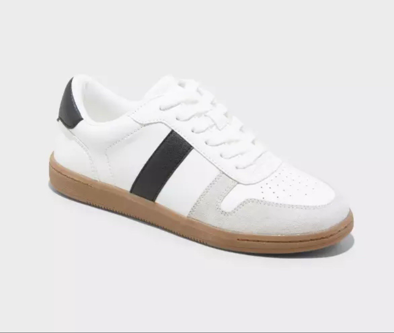 Universal Thread Women’s 9 Nikita Fashion Sneakers White Black Athletic Shoe