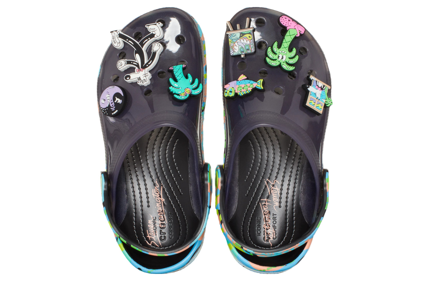 Steven Harrington Translucent Crocs Women’s Size 7