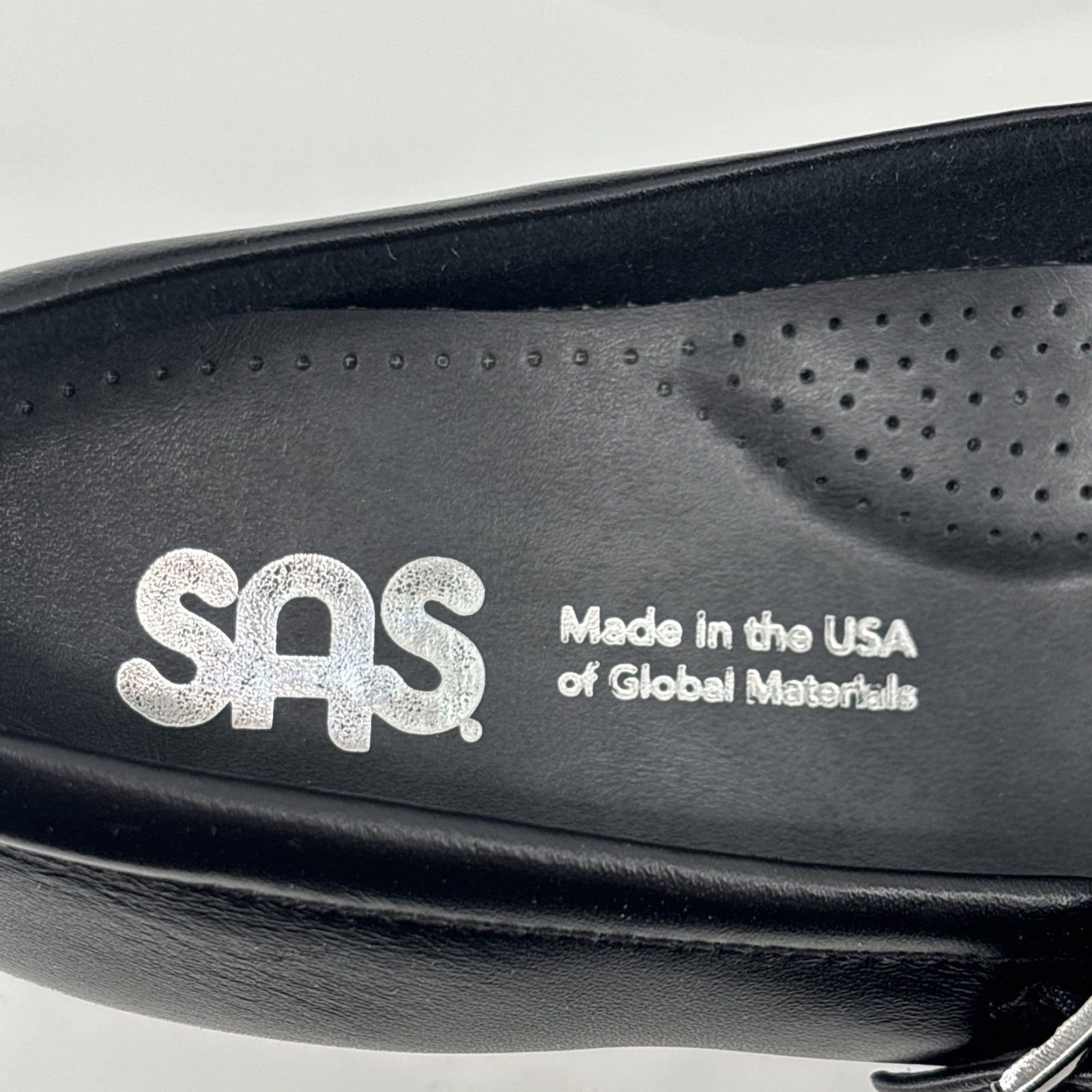 SAS Shoe Maria Black Mary Jane Flat Tripad Comfort 9.5 AAA Slim Extra Narrow USA