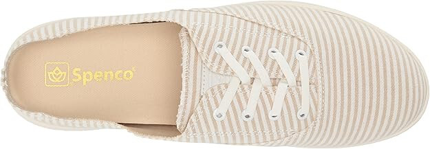 Spenco Women’s Santa Rosa Mule Tan Stripes – Sz 7.5B (NEW WITHOUT BOX)