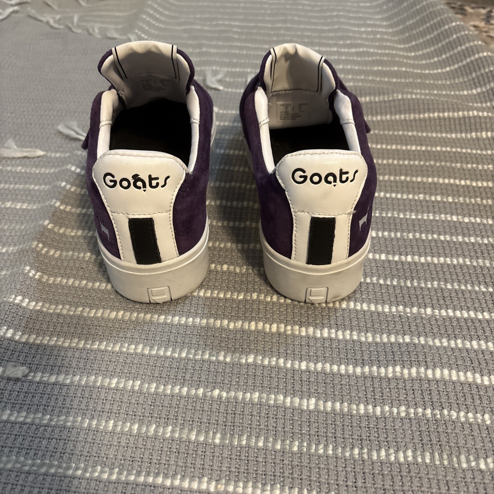 Goats Purple Suede “The 918” Platform Slip-on Sneakers W size 2 / kids size 1-2