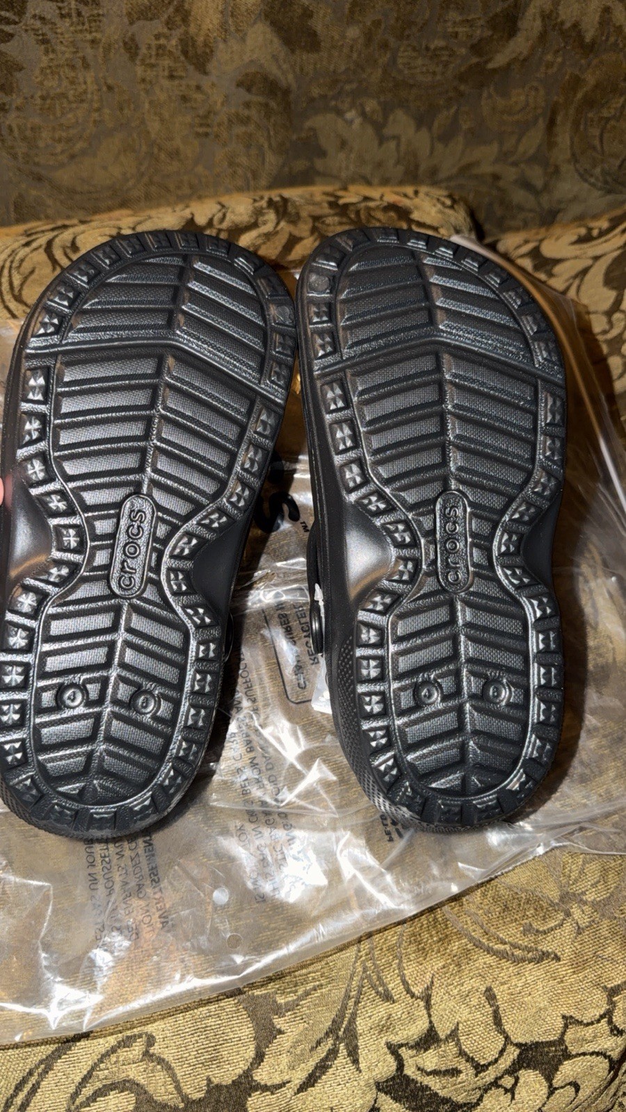 Crocs Specialist II Vented Work Clogs Black Size W6 M4 Unisex