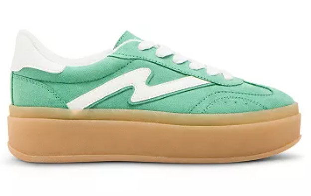 Madden Girl Mightty Womens Platform Sneakers Green Multi Gum Sole Sz 8, 8.5, 9.5