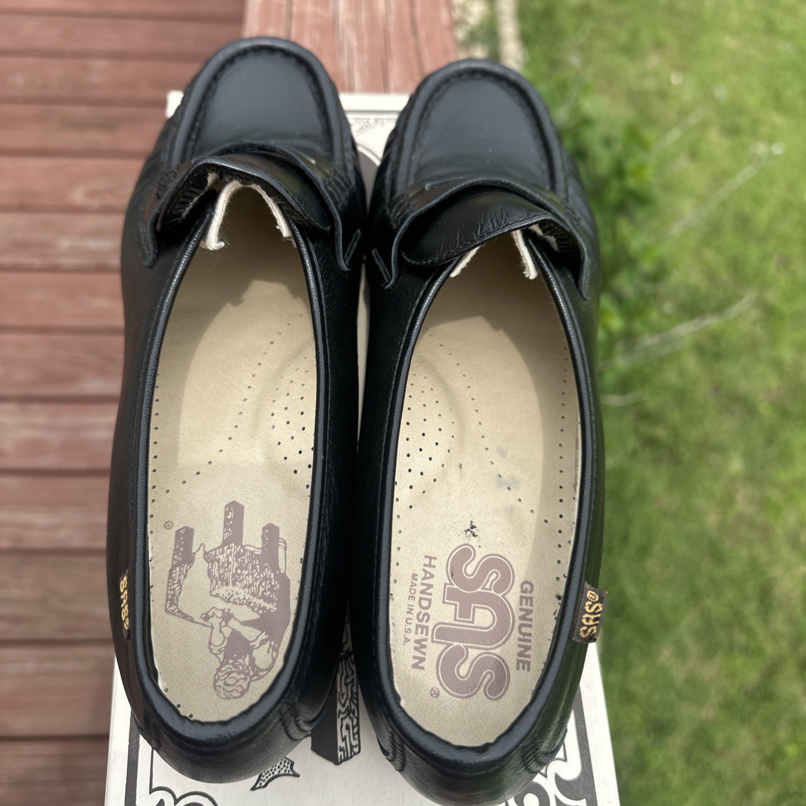SAS Classic Black Nurse Slip On Loafer Tripad Comfort Shoes Womens Sz 10 N Black