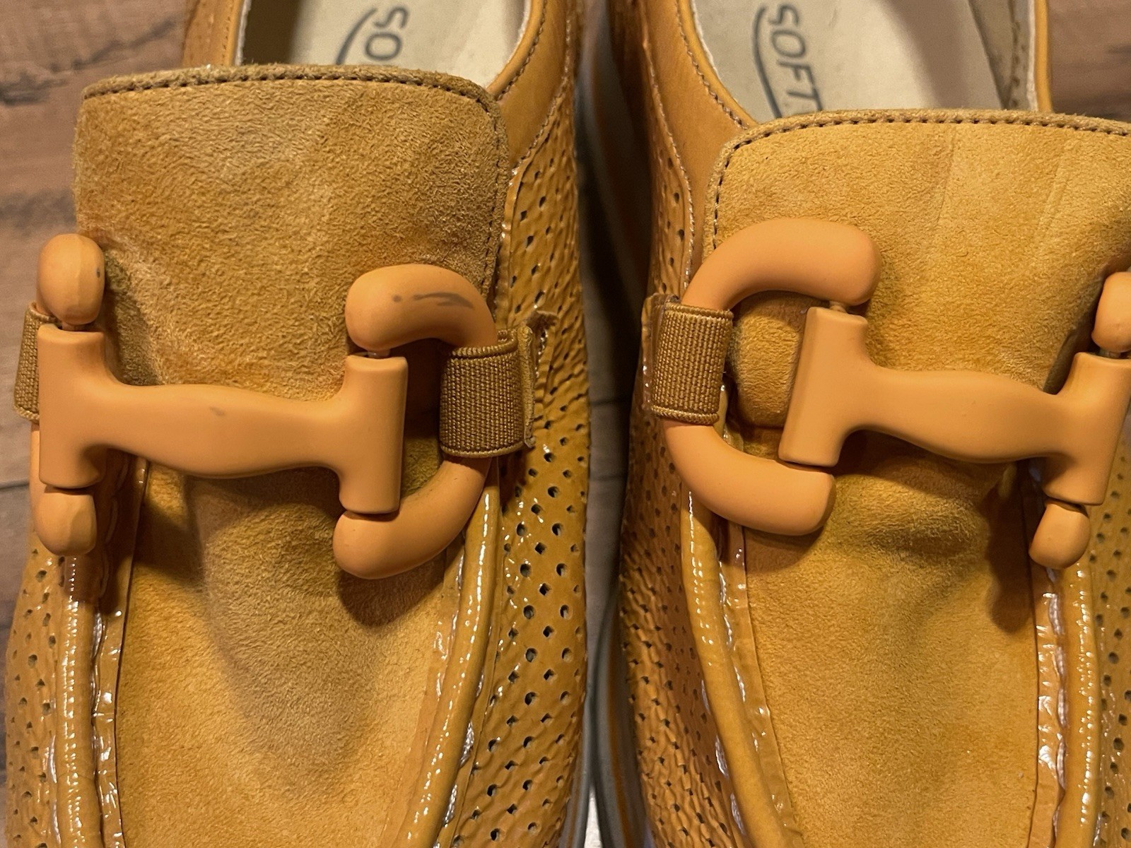 Softwaves CLARICE Shoes Arch Support Yellow Size 36.5 (US 6.5) ~ MINT CONDITION